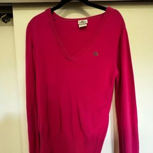Lacoste Pink Sweater Size 42